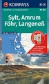 Wandelkaart 784 Sylt, Amrum, Föhr, Langeneß | Kompass
