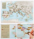 Scratch Map European Wines - Europese Wijnen Collect & Scratch | Maps International