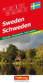 Wegenkaart - landkaart Road maps Zweden DG BeeTagg | Hallwag