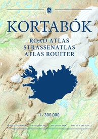 Wegenatlas Kortabok – Iceland Road Atlas, with Town Plans | Mal og Menning