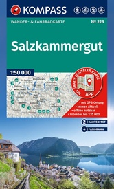 Wandelkaart 229 Salzkammergut | 2 kaarten-set | Kompass