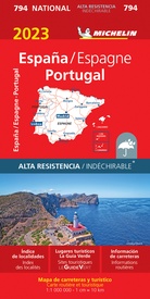 Wegenkaart - landkaart 794 Spanje Portugal 2023 | Michelin