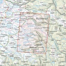 Wandelkaart Turkart Hardangervidda øst, Rjukan & Gaustatoppen | Calazo