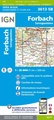 Wandelkaart - Topografische kaart 3613SB Forbach - Sarreguemines | IGN - Institut Géographique National