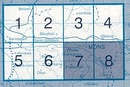 Wandelkaart - Topografische kaart 45/7-8 Mons - Givry | NGI - Nationaal Geografisch Instituut