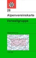 Wandelkaart 28 Alpenvereinskarte Verwallgruppe | Alpenverein