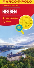 Wegenkaart - landkaart D6 Hessen | Marco Polo
