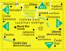 Wandelkaart 2084 Lužické hory - Lausitzer Gebirge | Kompass