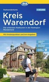 Fietsknooppuntenkaart ADFC Radwanderkarte Warendorf Kreis | BVA BikeMedia