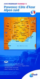 Wegenkaart - landkaart Frankrijk 12. Provence,Côte d'Azur,Alpen zuid | ANWB Media