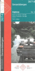 Topografische kaart - Wandelkaart 30/7-8 Topo25 Geraardsbergen | NGI - Nationaal Geografisch Instituut