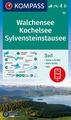 Wandelkaart 06 Walchensee - Kochelsee - Sylvensteinstausee | Kompass