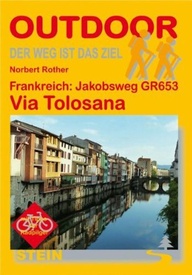 Opruiming - Wandelgids Outdoor Frankreich: Jakobsweg GR 653 Via Tolosana | Conrad Stein Verlag