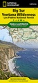 Wandelkaart 814 Big Sur / Ventana Wilderness /CA | National Geographic