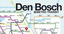 Wandkaart - Stadsplattegrond Den Bosch  - 's-Hertogenbosch Metro Transit Map - Metrokaart | Victor van Werkhoven