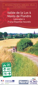 Fietskaart Fietsnetwerk Leievallei en Frans Vlaamse heuvels - Vallee de la Lys, Monts de Flandre | Nord Tourisme