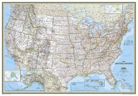 USA - Verenigde Staten Political, 178 x 124 cm