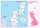 Wandelkaart - Topografische kaart 001 Landranger Shetland - Yell - Unst & Fetlar | Ordnance Survey
