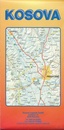 Wegenkaart - landkaart Kosovo | Huber Verlag