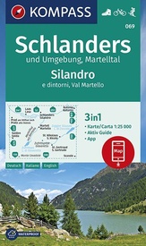 Wandelkaart 069 Schlanders und Umgebung - Silandro e dintorni | Kompass