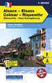 Wandelkaart 01 Outdoorkarte FR Elsass, Vogesen - Alsace / Elsass, Colmar, Riquewihr | Kümmerly & Frey