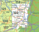 Fietskaart - Wegenkaart - landkaart 122 Colmar - Mulhouse - Bale | IGN - Institut Géographique National