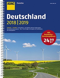 Opruiming - Wegenatlas Deutschland Maxi-atlas 2018-2019 | ADAC