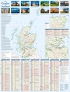 Wegenkaart - landkaart Castles map of Scotland - Schotland kastelen | Collins