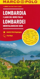 Wegenkaart - landkaart 02 Lombardei - Lombardije | Marco Polo