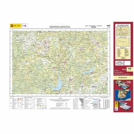 Topografische kaart 460 MT50 Hiendelaencina | CNIG - Instituto Geográfico Nacional1