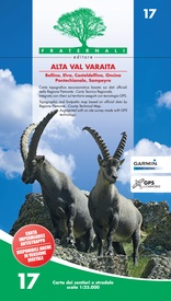 Wandelkaart 17 Alta Val Varaita | Fraternali Editore