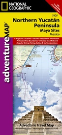Wegenkaart - landkaart 3105 Adventure Map Northern Yucatan Peninsula - Yucatan schiereiland noord | National Geographic