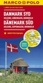 Wegenkaart - landkaart Zuid Jutland, Denemarken zuid | Marco Polo
