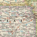 Wandkaart 20386 USA politiek antiek | Papier | 92 x 61 cm | National Geographic