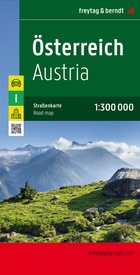 Wegenkaart - landkaart Autokarte Österreich, Austria, Oostenrijk 1:300.000 | Freytag & Berndt