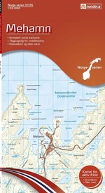 Wandelkaart - Topografische kaart 10195 Norge Serien Mehamn | Nordeca