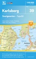 Wandelkaart - Topografische kaart 39 Sverigeserien Karlsborg | Norstedts
