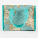 Tas voor de Lunch met vintage wereldkaart | Sass & Belle