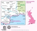 Wandelkaart - Topografische kaart 195 Landranger Bournemouth & Purbeck, Wimborne Minster & Ringwood | Ordnance Survey