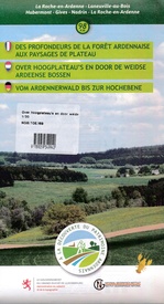 Wandelkaart 169 Over Hoogplateau's en door weidse Ardennen Bossen | NGI - Nationaal Geografisch Instituut