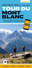 Wandelkaart Tour du Mont Blanc Guidemap | Vertebrate Publishing