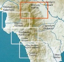 Wandelkaart 8.14 Taygetos - Sparti - Mystras - Peloponessos | Anavasi