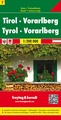 Wegenkaart - landkaart 07 Tirol - Vorarlberg | Freytag & Berndt