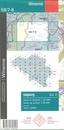 Topografische kaart - Wandelkaart 58/7-8 Topo25 Winenne | NGI - Nationaal Geografisch Instituut