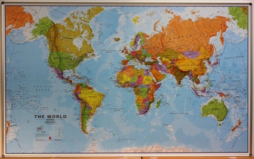  World politiek prikbord | Maps International