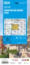 Topografische kaart - Wandelkaart 2127 SB - Serie Bleue Argenton-sur-Creuse | IGN - Institut Géographique National