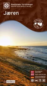 Wegenkaart - landkaart 01 Nasjonale Turistveger Jæren Jaeren | Nordeca