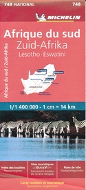 Wegenkaart - landkaart 748 Zuid-Afrika | Michelin