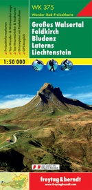 Fietskaart - Wandelkaart 375 Grosses Walsertal - Feldkirch- Bludenz -Laterns | Freytag & Berndt