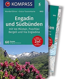Wandelgids 5923 Kompass Wanderführer Engadin und Südbünden | Kompass